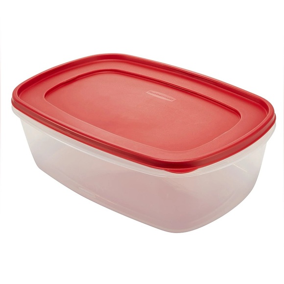 Rubbermaid Red and White Food Storage Container - Picture 1 of 1